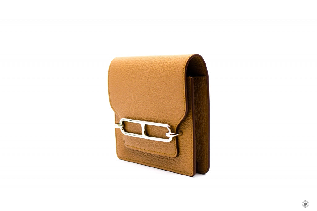 HERMES Hermes H082213 Roulis Slim Wallet QUEBRACHO/CK2J Evergrain Shor | Italystation.com - Shop Now at italystation.com