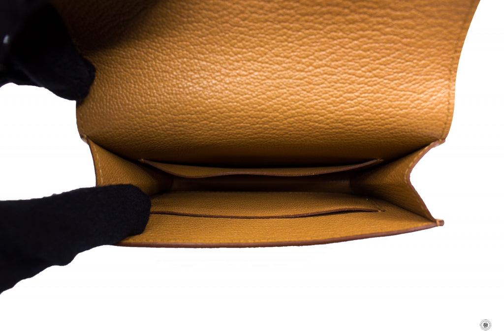 HERMES Hermes H082213 Roulis Slim Wallet QUEBRACHO/CK2J Evergrain Shor | Italystation.com - Shop Now at italystation.com