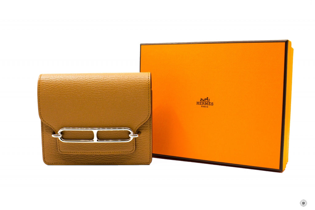 HERMES Hermes H082213 Roulis Slim Wallet QUEBRACHO/CK2J Evergrain Shor | Italystation.com - Shop Now at italystation.com