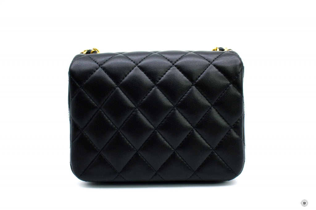 CHANEL Chanel AS2599B05828 Mini Flap Bag Black / 94305 Lambskin Should | Italystation.com - Shop Now at italystation.com