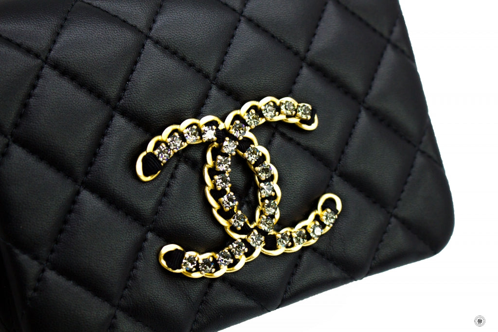 CHANEL Chanel AS2599B05828 Mini Flap Bag Black / 94305 Lambskin Should | Italystation.com - Shop Now at italystation.com