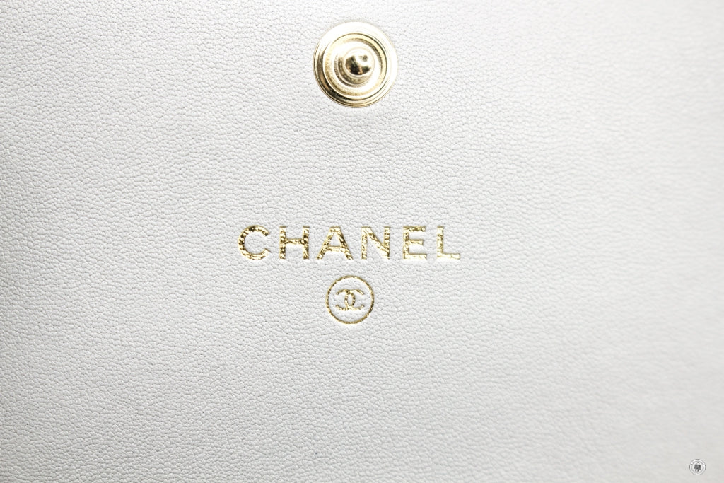 CHANEL Chanel AP1787B04852 19 Flap Coin Purse With Two Tones Gold And  | Italystation.com - Shop Now at italystation.com