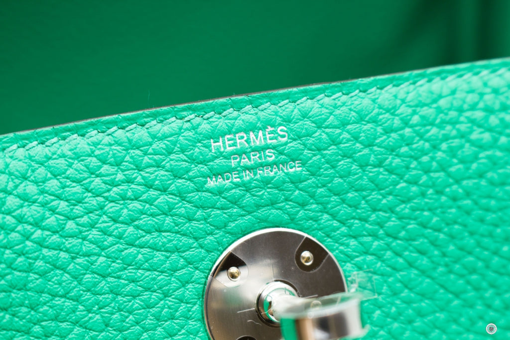 HERMES Hermes 073428 Lindy Menthe / CK6W Taurillon Clemence 26 Shoulde | Italystation.com - Shop Now at italystation.com