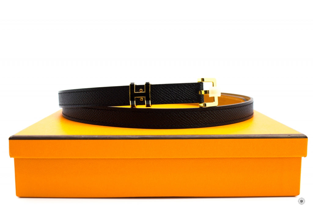 HERMES Hermes H081087 Ceinture F Pop H 15 Veau  Black / CC89 Epsom 85C | Italystation.com - Shop Now at italystation.com