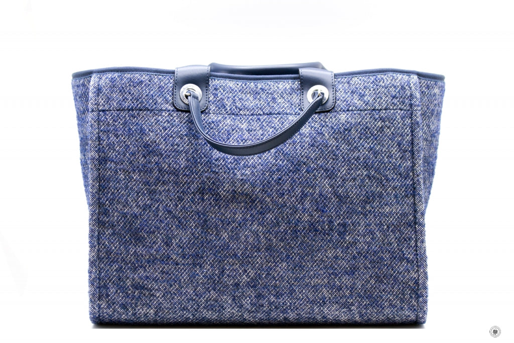 CHANEL Chanel A69941 B06387 NE267 Deauville Shopping Tote Mixed Fibers | Italystation.com - Shop Now at italystation.com