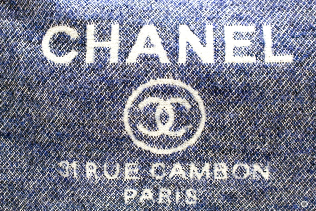 CHANEL Chanel A69941 B06387 NE267 Deauville Shopping Tote Mixed Fibers | Italystation.com - Shop Now at italystation.com