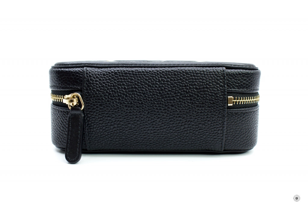 CHANEL Chanel A84452 Y06542 CC Filigree Vanity Clutch With Chain Black | Italystation.com - Shop Now at italystation.com
