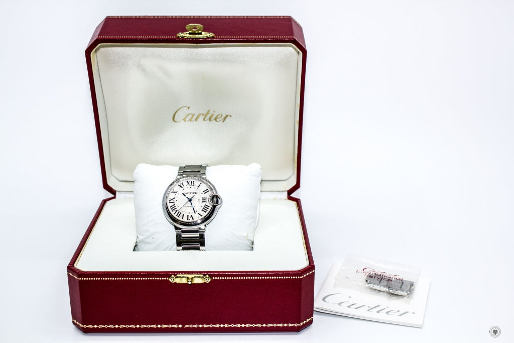 CARTIER Cartier Ballon Blue DE 36MM Automatic Movement  Silver Stainle | Italystation.com - Shop Now at italystation.com