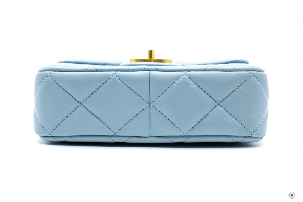 CHANEL Chanel AS3113B07634 Mini Flap Bag With Enamel And Gold Tone Met | Italystation.com - Shop Now at italystation.com