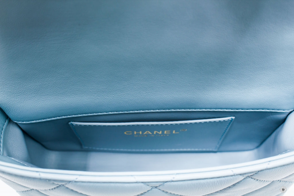 CHANEL Chanel AS3113B07634 Mini Flap Bag With Enamel And Gold Tone Met | Italystation.com - Shop Now at italystation.com