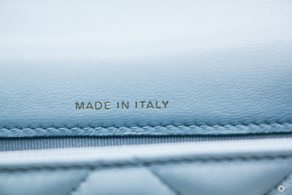 CHANEL Chanel AP2637B07570 Belt Bag With CC Enamel Logo Baby Blue / NG | Italystation.com - Shop Now at italystation.com