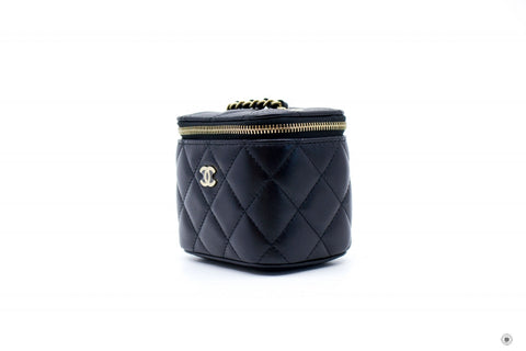 Chanel AP1340 Y04059 Small Vanity Case  Black / C3906 Lambskin Shoulder Bags Ghw