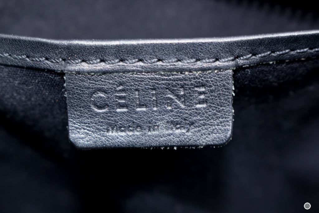 CELINE Celine 16824 Luggage Nano  Black  Calfskin Tote Bag Gbhw | Italystation.com - Shop Now at italystation.com