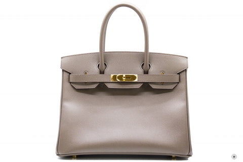 HERMES Hermes Birkin Etain / CC8F Epsom 30 Tote Bag Ghw | Italystation.com - Shop Now at italystation.com
