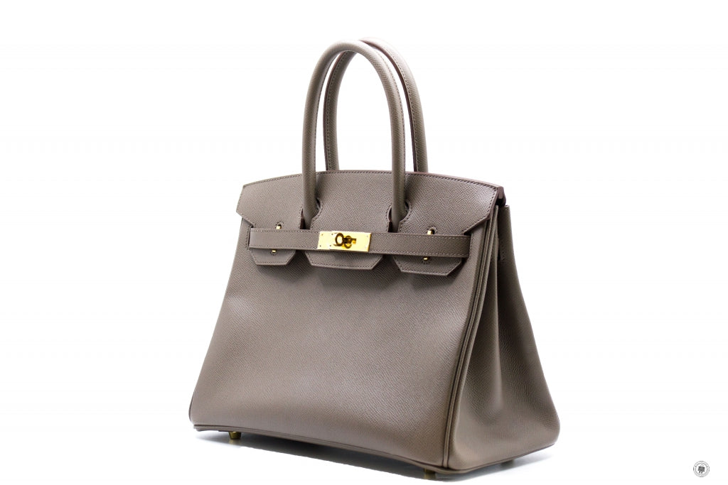HERMES Hermes Birkin Etain / CC8F Epsom 30 Tote Bag Ghw | Italystation.com - Shop Now at italystation.com
