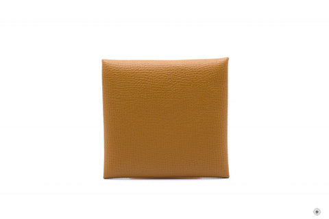 Hermes H041054 Bastia Gold / CK37 Epsom Coin Purse Phw