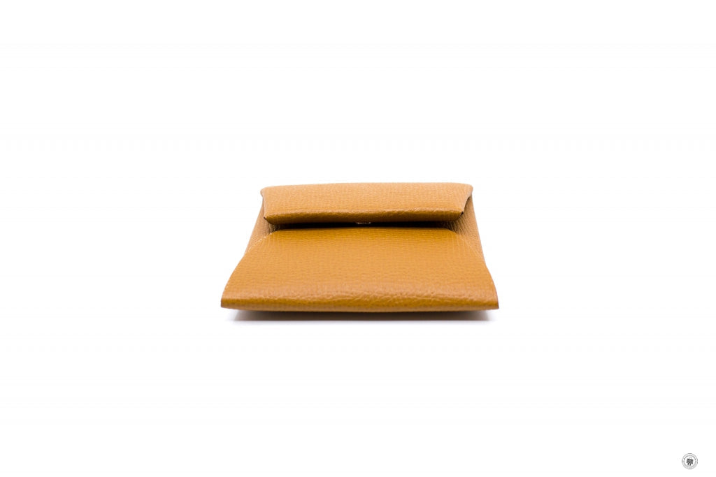 HERMES Hermes H041054 Bastia Gold / CK37 Epsom Coin Purse Phw | Italystation.com - Shop Now at italystation.com