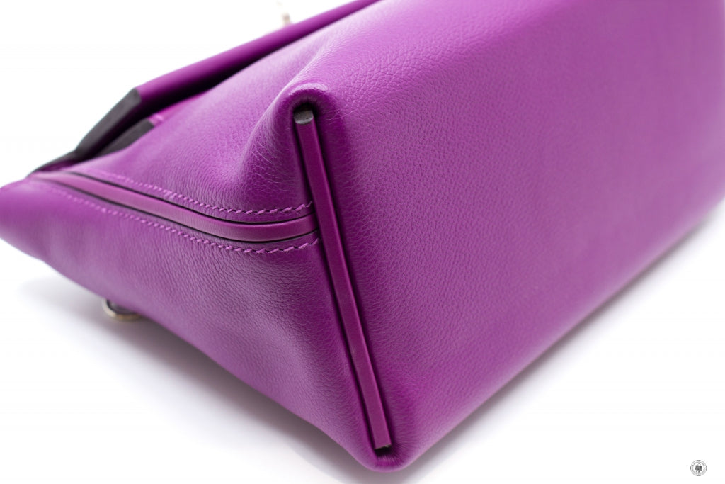HERMES Hermes H082153 24/24 Mini  Anemone/anemone  Taurillon Clemence  | Italystation.com - Shop Now at italystation.com