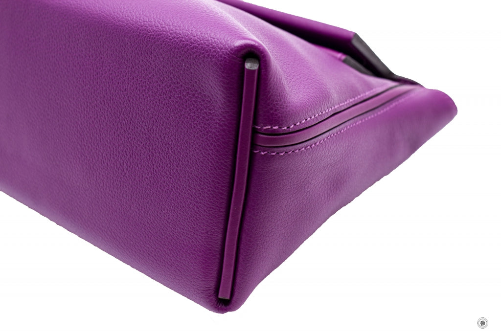 HERMES Hermes H082153 24/24 Mini  Anemone/anemone  Taurillon Clemence  | Italystation.com - Shop Now at italystation.com