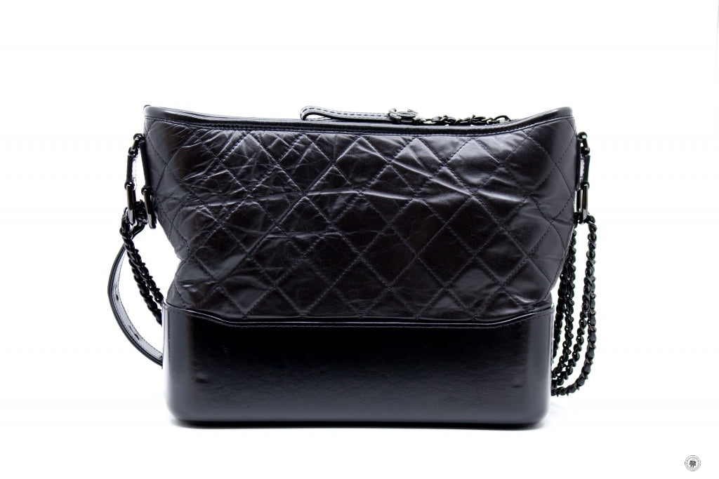 CHANEL Chanel A93824 B01935 Gabrielle Hobo Medium SO Black  Black / 94 | Italystation.com - Shop Now at italystation.com