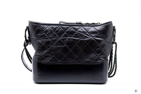 CHANEL Chanel A93824 B01935 Gabrielle Hobo Medium SO Black  Black / 94 | Italystation.com - Shop Now at italystation.com