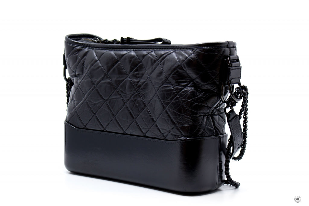CHANEL Chanel A93824 B01935 Gabrielle Hobo Medium SO Black  Black / 94 | Italystation.com - Shop Now at italystation.com