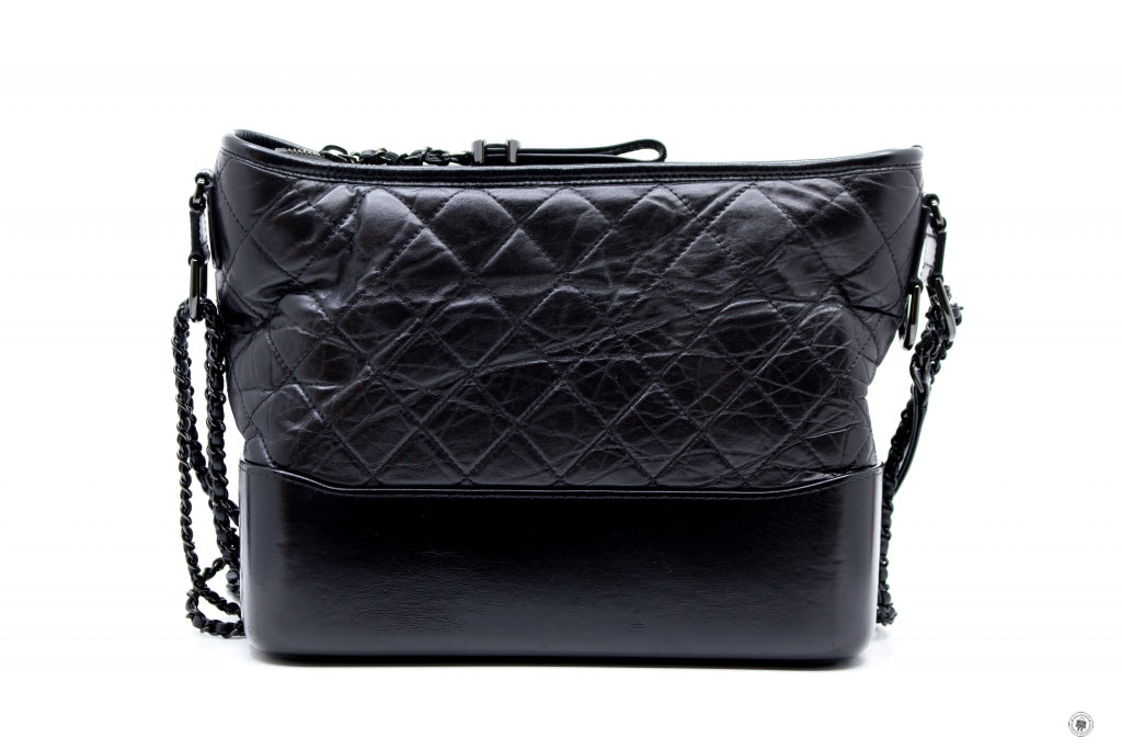 CHANEL Chanel A93824 B01935 Gabrielle Hobo Medium SO Black  Black / 94 | Italystation.com - Shop Now at italystation.com