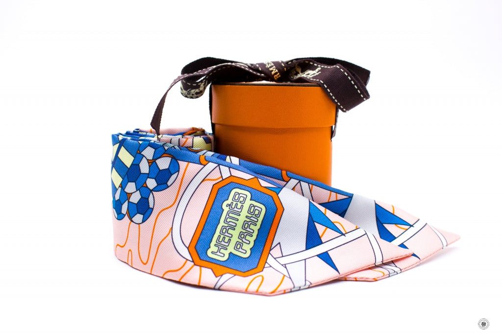 HERMES Hermes 063707S Odyssey Twilly Rose Pale/blue/jaune Soufre / 04  | Italystation.com - Shop Now at italystation.com