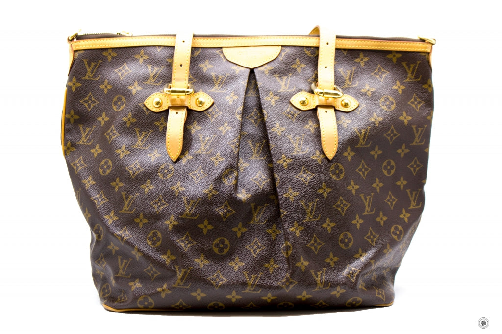 LOUIS VUITTON Louis Vuitton M40146 Monogram Palermo Brown Canvas GM To | Italystation.com - Shop Now at italystation.com