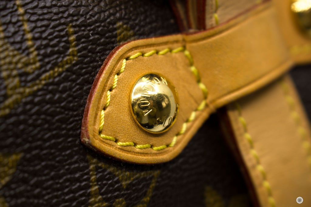 LOUIS VUITTON Louis Vuitton M40146 Monogram Palermo Brown Canvas GM To | Italystation.com - Shop Now at italystation.com