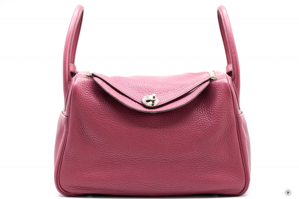 HERMES Hermes Lindy Lindy 30 Rouge H / CK55 Taurillon Clemence 30 Shou | Italystation.com - Shop Now at italystation.com