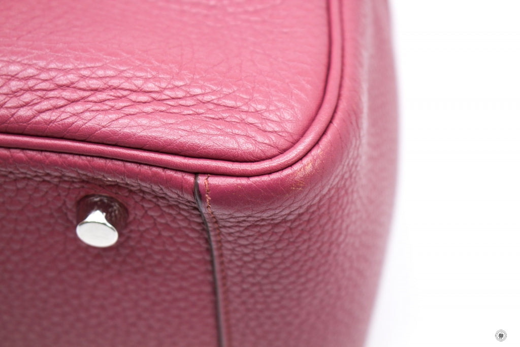 HERMES Hermes Lindy Lindy 30 Rouge H / CK55 Taurillon Clemence 30 Shou | Italystation.com - Shop Now at italystation.com