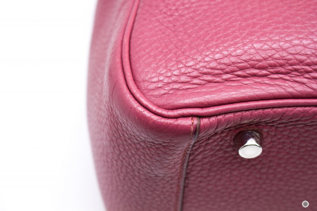 HERMES Hermes Lindy Lindy 30 Rouge H / CK55 Taurillon Clemence 30 Shou | Italystation.com - Shop Now at italystation.com