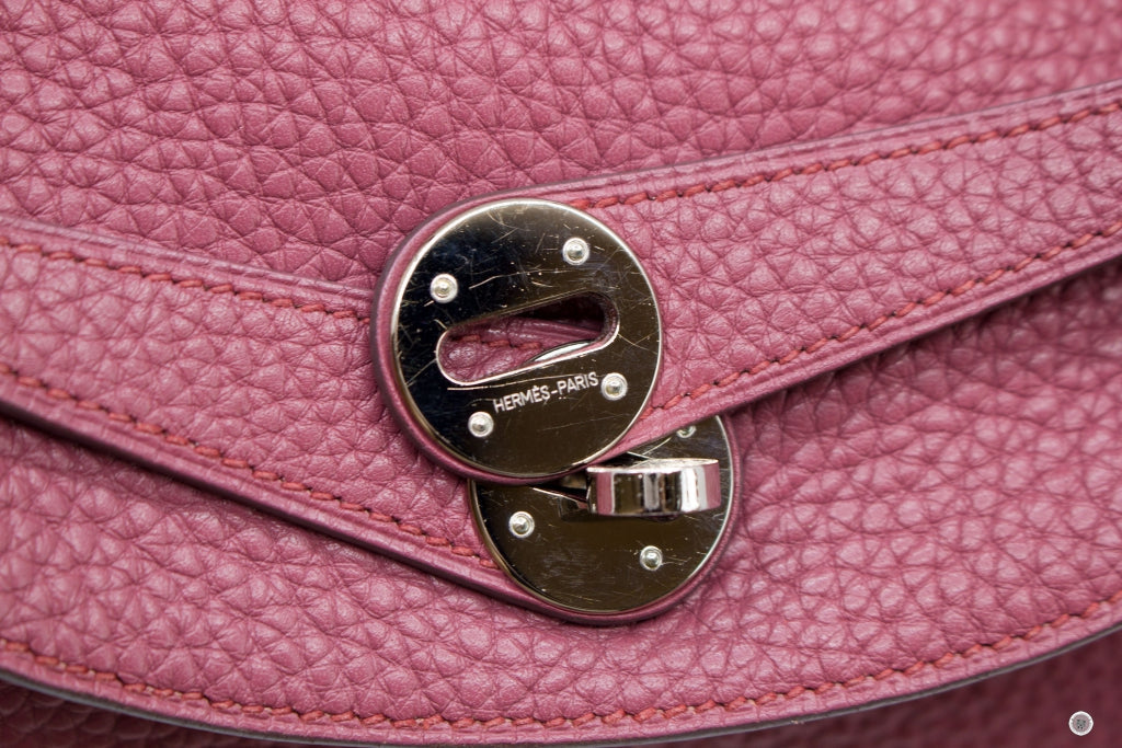 HERMES Hermes Lindy Lindy 30 Rouge H / CK55 Taurillon Clemence 30 Shou | Italystation.com - Shop Now at italystation.com