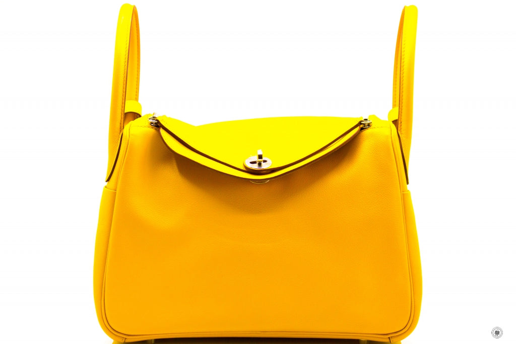 HERMES Hermes Lindy 30 Amber Jaune / CK9D  Evercolor 30 Shoulder Bags  | Italystation.com - Shop Now at italystation.com