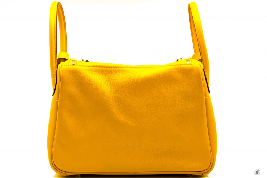 HERMES Hermes Lindy 30 Amber Jaune / CK9D  Evercolor 30 Shoulder Bags  | Italystation.com - Shop Now at italystation.com