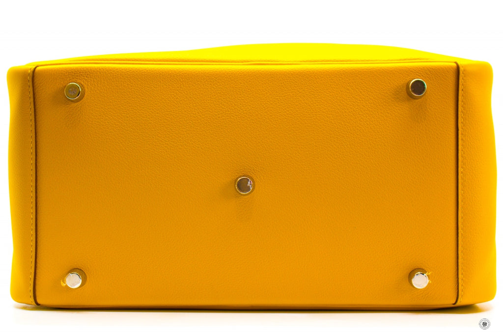 HERMES Hermes Lindy 30 Amber Jaune / CK9D  Evercolor 30 Shoulder Bags  | Italystation.com - Shop Now at italystation.com
