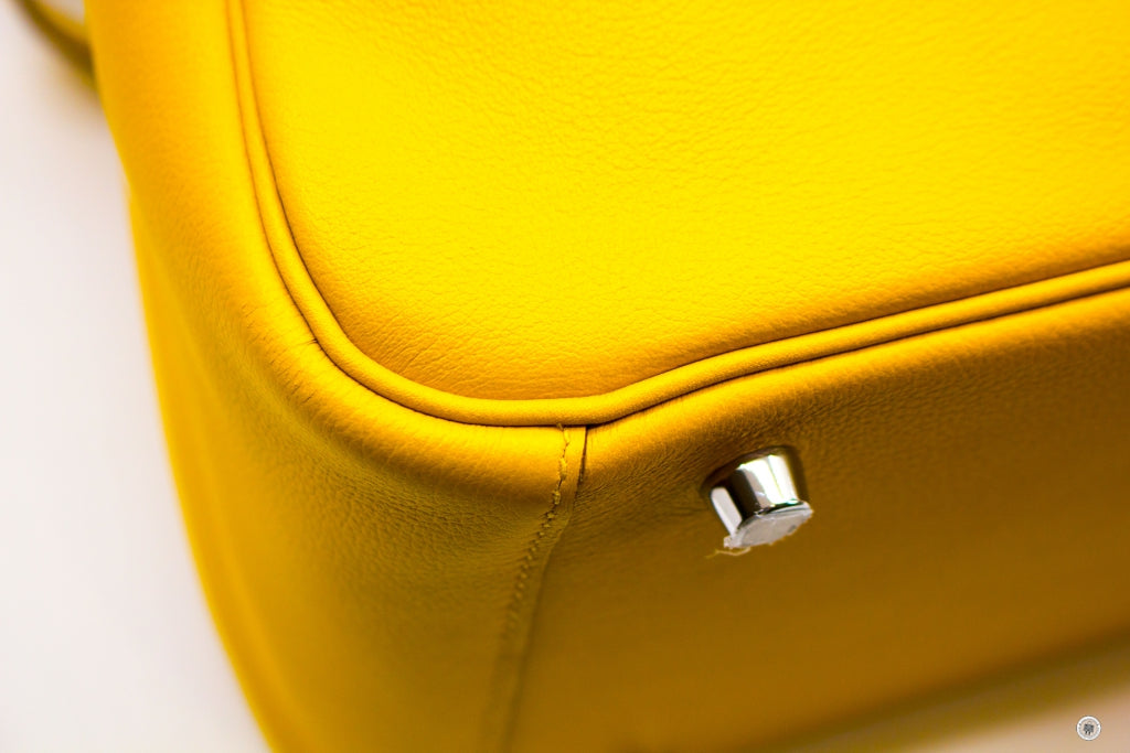 HERMES Hermes Lindy 30 Amber Jaune / CK9D  Evercolor 30 Shoulder Bags  | Italystation.com - Shop Now at italystation.com