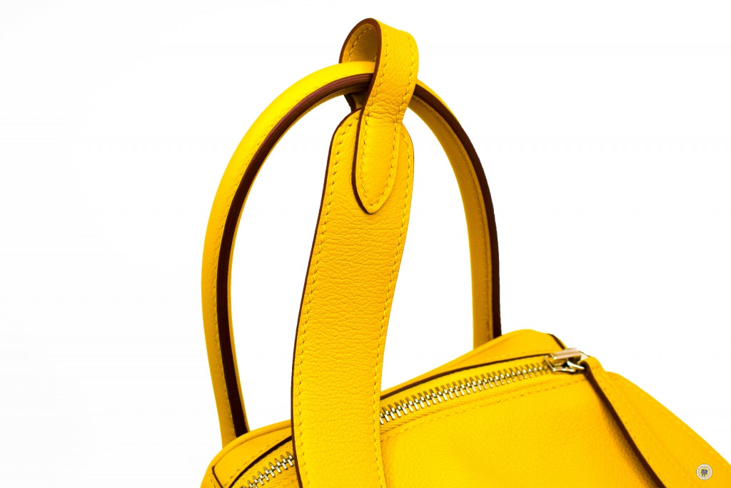 HERMES Hermes Lindy 30 Amber Jaune / CK9D  Evercolor 30 Shoulder Bags  | Italystation.com - Shop Now at italystation.com