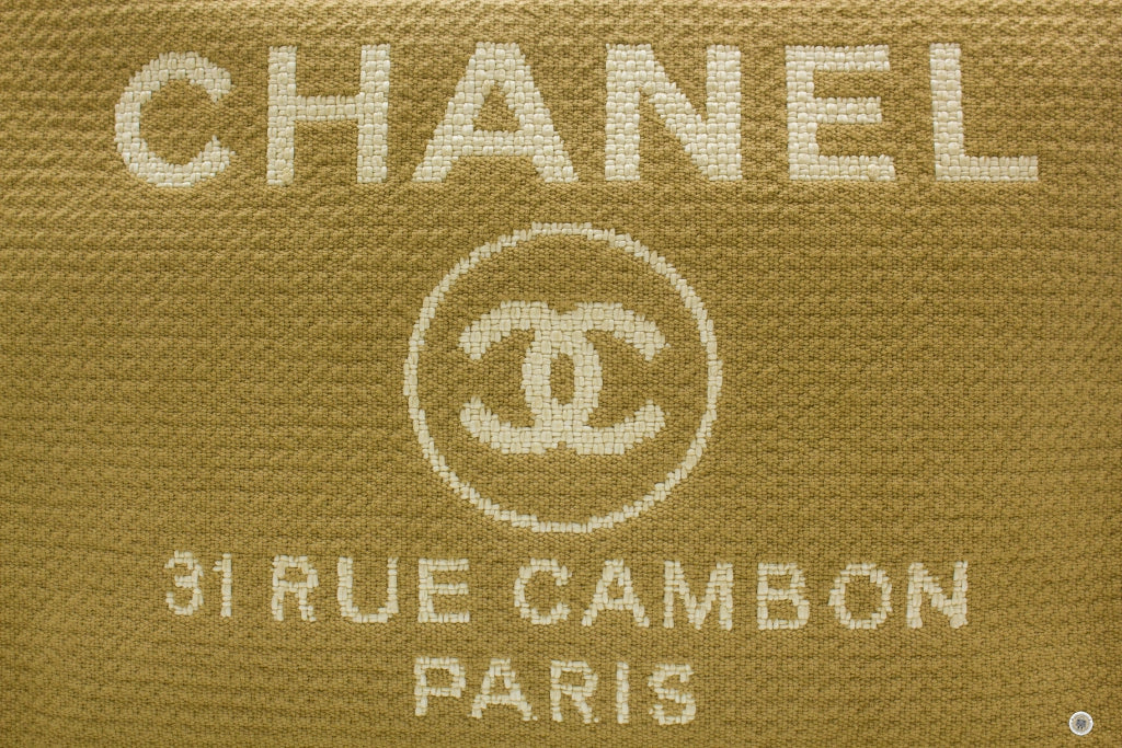 CHANEL Chanel AS3351 B08435 NI687 Deauville Medium Shopping Bag Beige  | Italystation.com - Shop Now at italystation.com