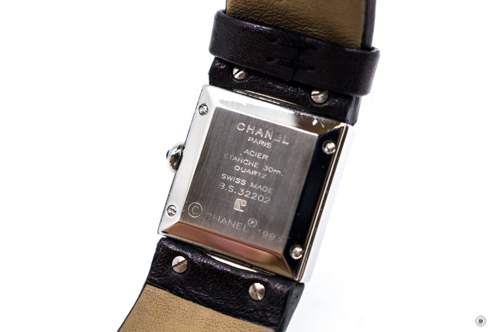 CHANEL Chanel Boy-friend Acier Etanche 30M Quartz With Diamonds Black  | Italystation.com - Shop Now at italystation.com