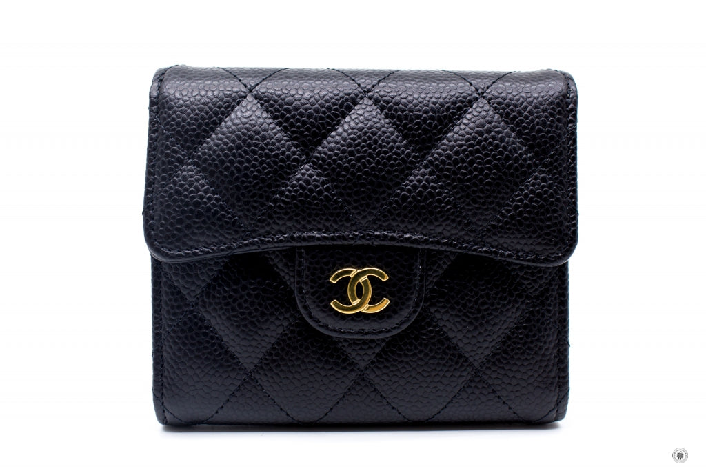 CHANEL Chanel AP0231 Y01588 Classic Fold Wallet (old Model: A82288) Bl | Italystation.com - Shop Now at italystation.com