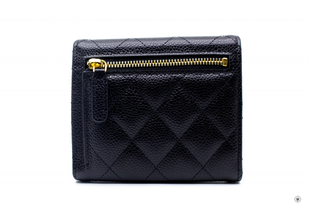 CHANEL Chanel AP0231 Y01588 Classic Fold Wallet (old Model: A82288) Bl | Italystation.com - Shop Now at italystation.com