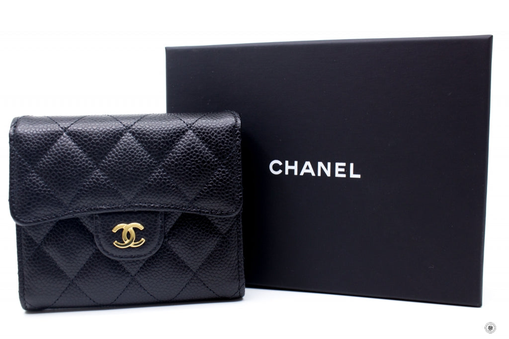 CHANEL Chanel AP0231 Y01588 Classic Fold Wallet (old Model: A82288) Bl | Italystation.com - Shop Now at italystation.com
