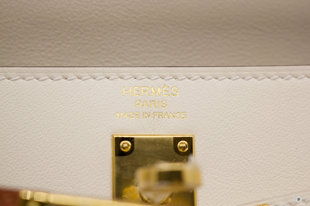 HERMES Hermes H083583CC Kelly 25 Colormatic Chromatic Bag Nata/chai/cu | Italystation.com - Shop Now at italystation.com