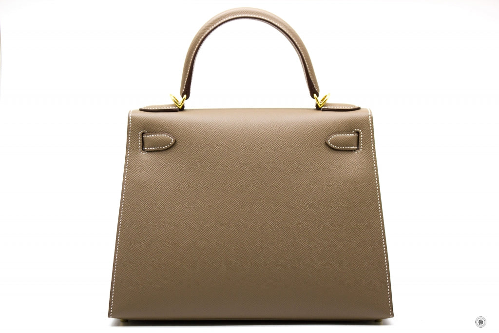 HERMES Hermes Kelly 28 Etoupe / CC18 Epsom 28 Shoulder Bags Ghw | Italystation.com - Shop Now at italystation.com