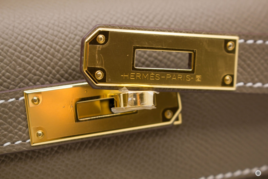 HERMES Hermes Kelly 28 Etoupe / CC18 Epsom 28 Shoulder Bags Ghw | Italystation.com - Shop Now at italystation.com