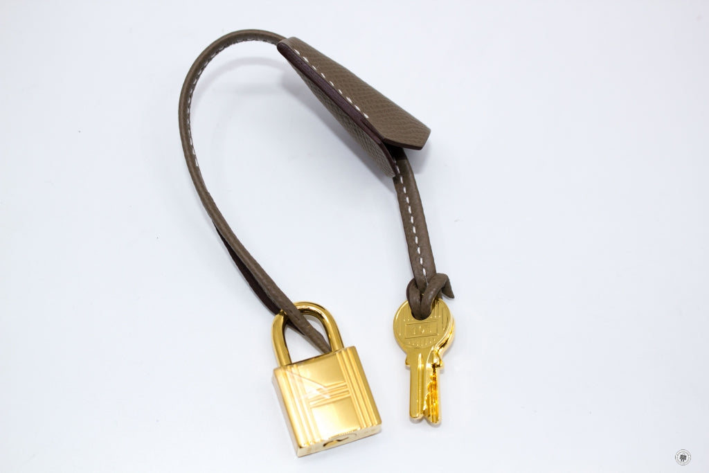 HERMES Hermes Kelly 28 Etoupe / CC18 Epsom 28 Shoulder Bags Ghw | Italystation.com - Shop Now at italystation.com
