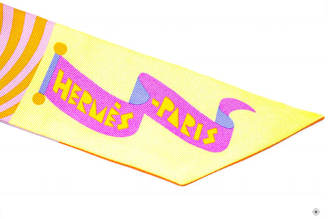 Hermes H064006 Parde EN Fanfare Twilly JH/PARME/ORANGE/05 Silk Silk & Scarf