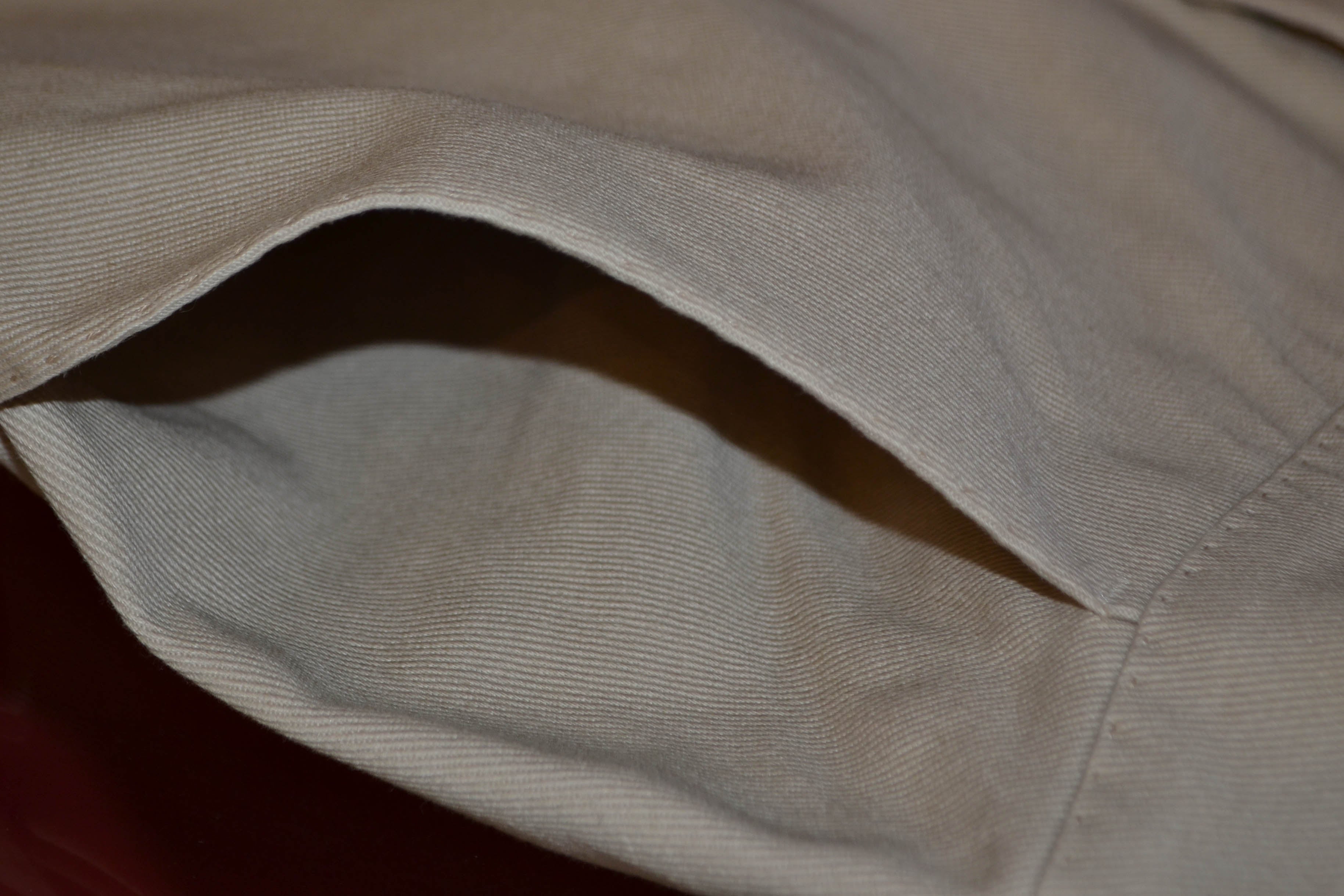 Authentic Louis Vuitton Beige Cotton Womens Pants Size 34